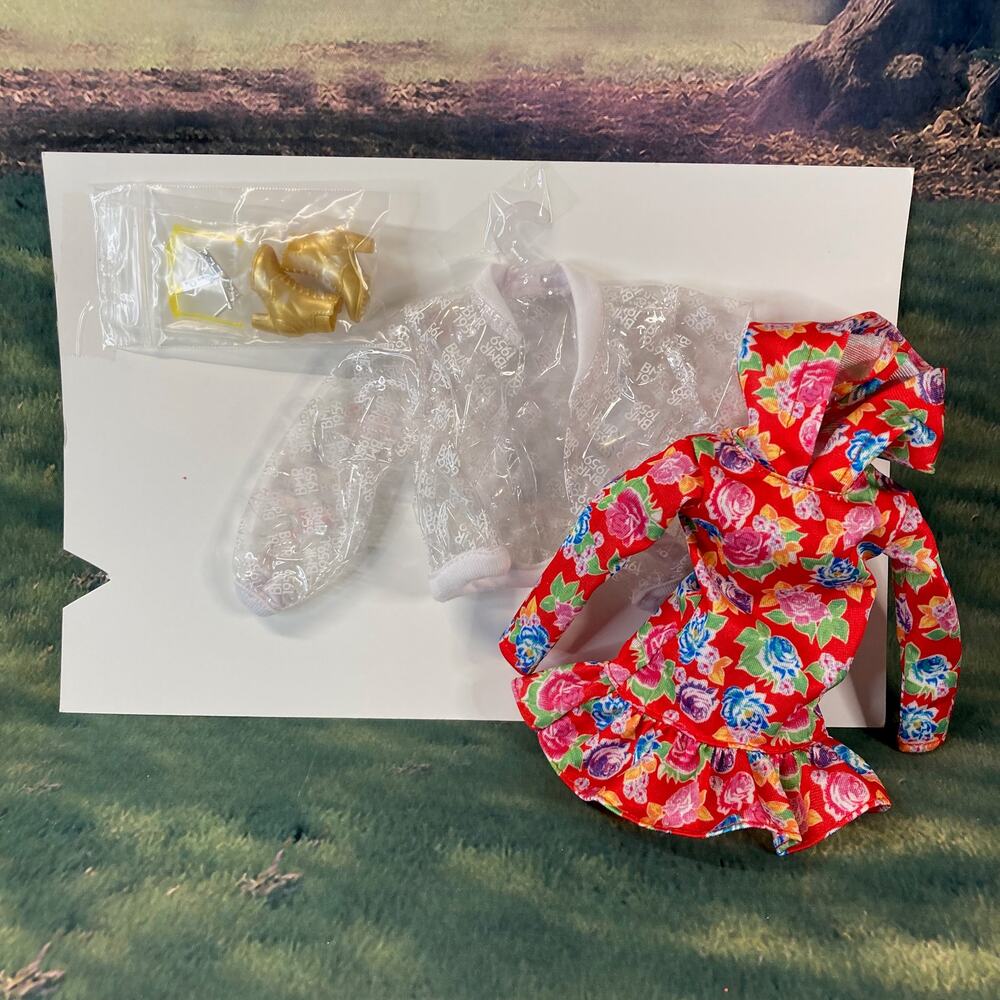#84 12" Curvy Barbie BMR1959 Collection Floral Dress & Logo Jacket #GHT94 (2019)